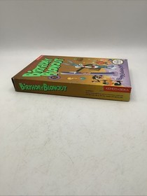 Bugs Bunny Birthday Blowout Complete CIB Nintendo NES Game Box Manual .