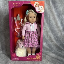 Our Generation Hattie Bella 18" Doll Pet Puppy Set