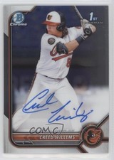2022 Bowman Chrome Prospect Auto Creed Willems #CPA-CW Auto 17k2