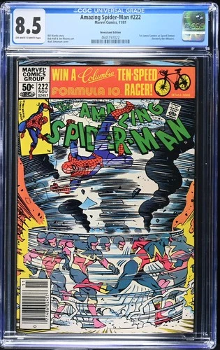Amazing Spider-Man #222 1981 Newsstand Marvel Comics CGC 8.5
