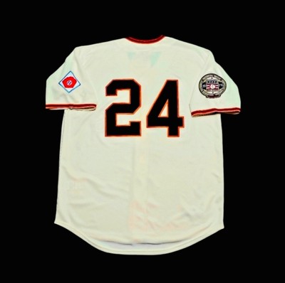 Willie Mays San Francisco Giants 1979 Cream Men's Button-Up Baseball Jersey