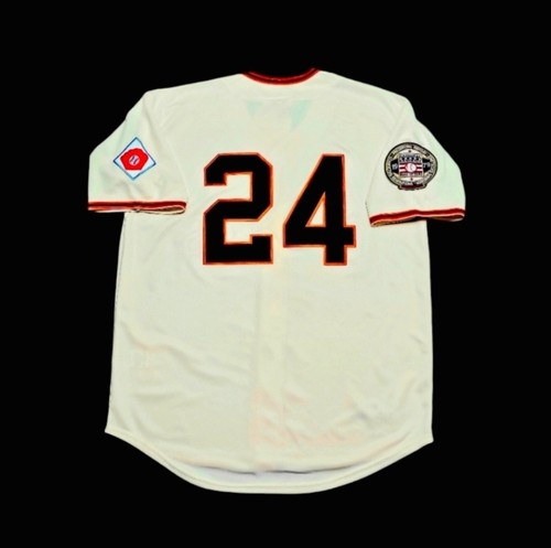 Willie Mays Jersey San Francisco Giants Stitched Cream NEW With 1979 HOF Patch💥 - 第 1/4 張圖片