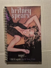 Britney Spears Tour Itinerary Book oops! I did It again tour 2000 WORLD TOUR 