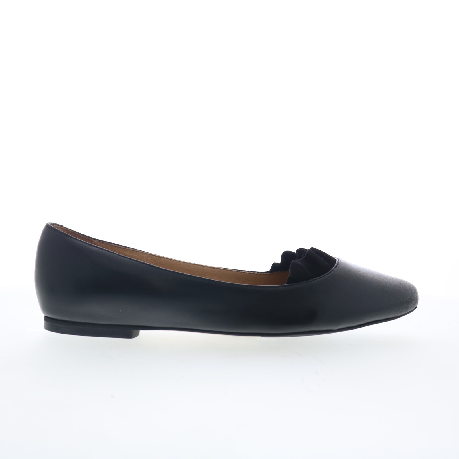 Trotters Elsie T2357-001 Womens Black Leather Slip On Ballet Flats Shoes 27290₽