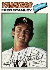 1977 Yankees Burger King #16 Fred Stanley
