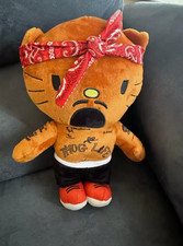 Hello Kitty As TUPAC SHAKUR Rapper Plush Doll Soft Stuffed Figure Plush Toy 25cm