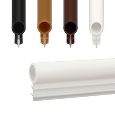 Window Weatherstrip Seal 5/16" Bulb Bubble Kerf Mount Gasket 10', White
