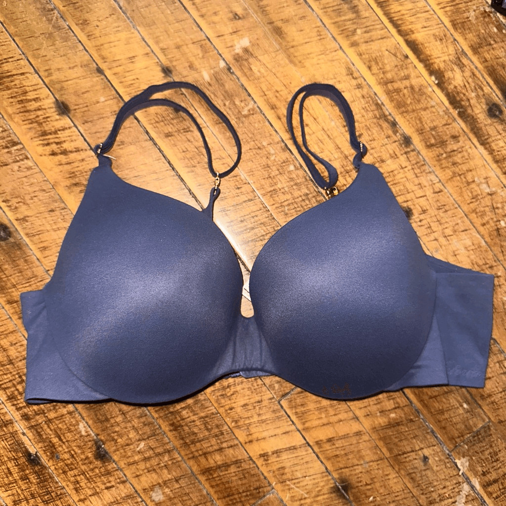 Victoria’s Secret Incredible Perfect Shape wireless 32C blue bra