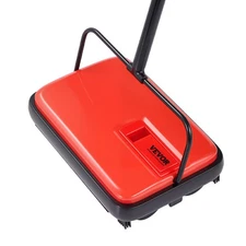 US SHIPPED#Carpet Sweeper Manual,Floor Sweeper w/300 ml Dustbin Capacity Easy t