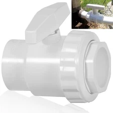 For Hayward Pool Trimline SP0722S 1.5" Slip 2-Way Ball Valve SP722S