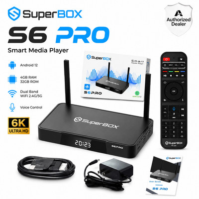 New SuperBox S6 Pro TV BOX Authorized Distributor -Free Fast Ship Message To Me
