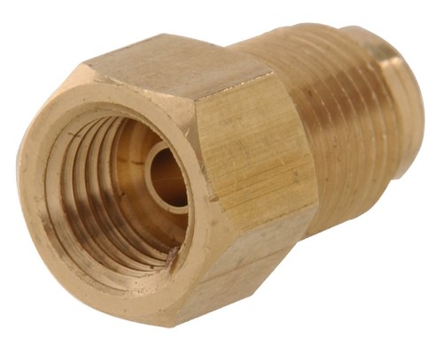 58356 Brass Inverted Flare Fitting Conversion Adapter , 5-Pack