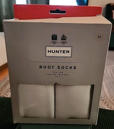 Hunter Stiefelsocken für The Hunter Original TALL SoftFleece Creme Medium W 5-7 NEU