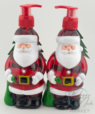 #ad New Simple Pleasures Cranberry Apple Hand Soap – 2 Pack Santa Dispensers $8.99