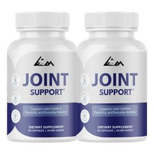 Wsparcie stawów Glukozamina, kurkuma i MSM, suplement elastyczności - 2 butelki