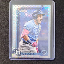 Topps 2025 Chrome Update X-Fractor Jonathan Aranda Tampa Bay Rays USC68