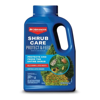 BioAdvanced Shrub Care Protect and Feed 4-lb 6-9-6 Granules Shrub Food #00029