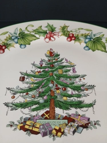 Spode Christmas Tree Salad Plate - Thumbnail 3