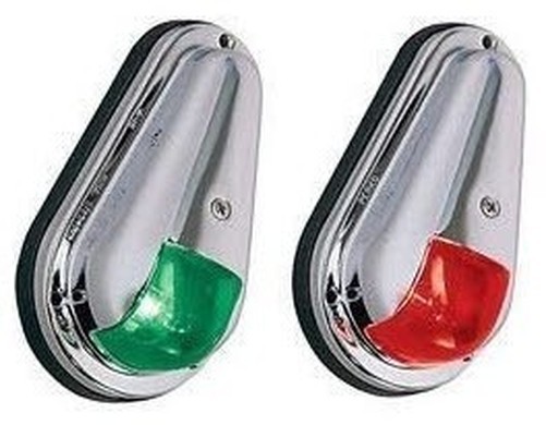 Perko 0955DP0CHR Sidelight Bow Light Vertical Mount