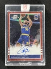 2022-23 Panini Contenders Optic Stephen Curry #85-SCG Red 1985 Tribute Auto /60