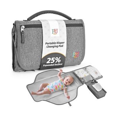 PZU Portable Diaper Changing Pad - Changing Pad Portable with W... FAST USA SHIP