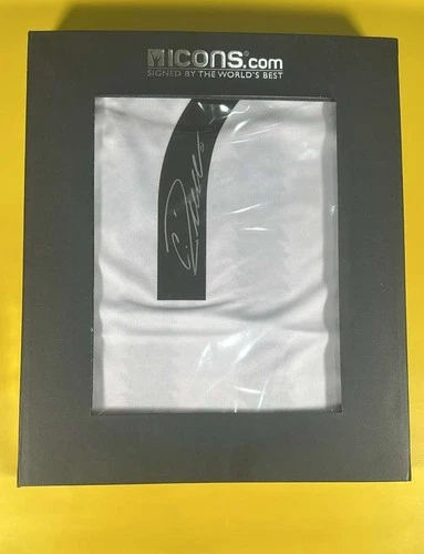 Cristiano Ronaldo Back Signed Juventus Soccer Jersey with COA Icon