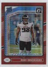 2024 Panini Donruss Optic Rated Rookie Red Hyper Prizm Ruke Orhorhoro #287 8d2
