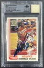 DOMINIQUE WILKINS BGS 1992 TOPPS ARCHIVES #30 GOLD JERSEY FUSION GU JERSEY AUTO