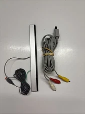 Nintendo Wii Cord Set AV Cable Sensor Bar Bundle Genuine OEM Original
