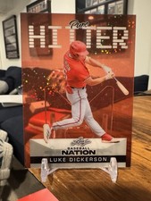 2025 Leaf Baseball Nation Top Prospect RC #/3 Luke Dickerson Pure Hitter Acetate