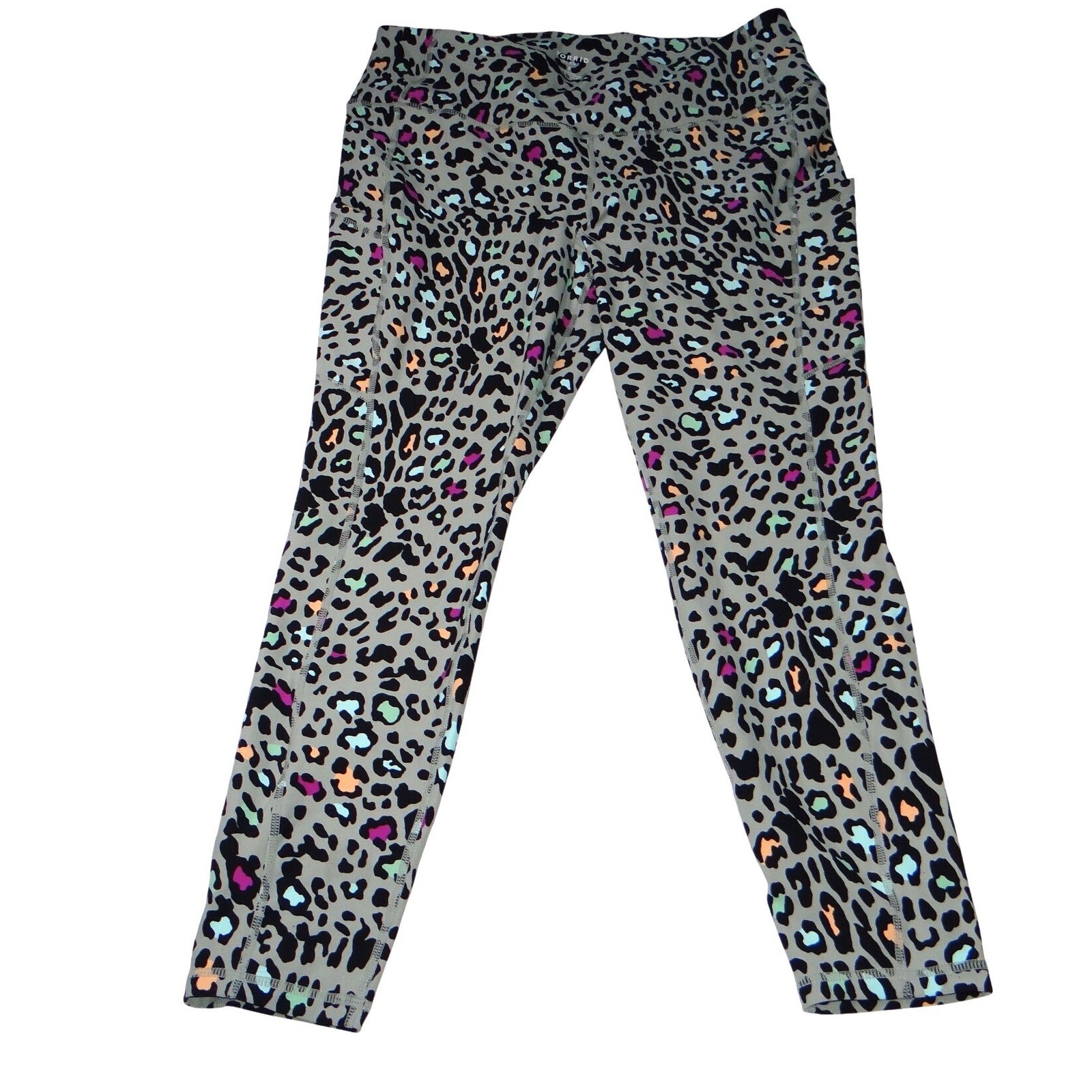 Torrid Active Leopard Print Activewear Leggings W… - image 1