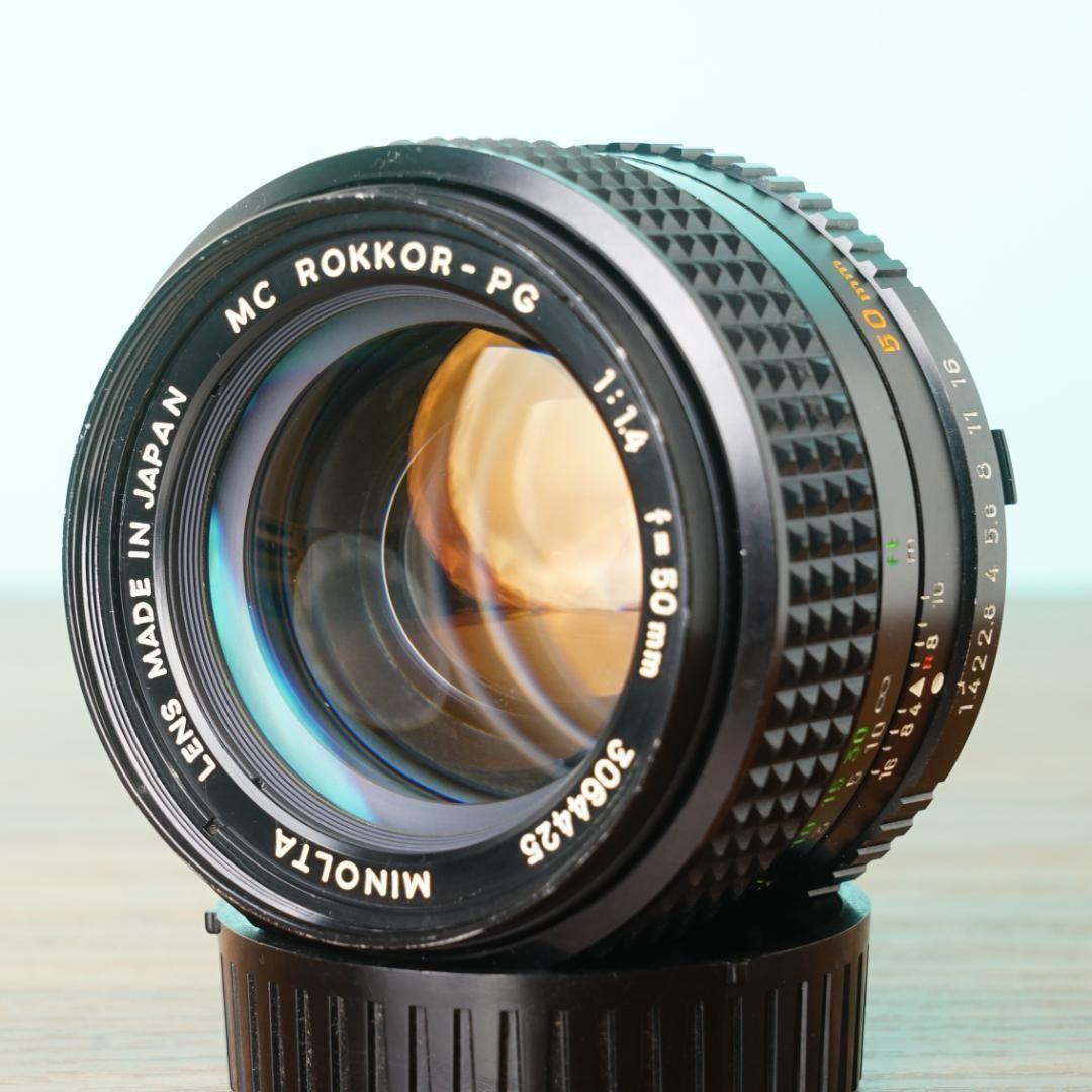完動品◎ミノルタSRT SUPER ブラック 50mm f1.4 48/425 完動品◎ミノルタSRT SUPER ブラック 50mm f1.4 48/425 Complete