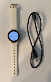 Garmin Vivoactive 4S GPS Smartwatch White/Rose Gold with Charger