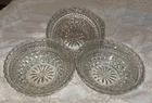 Lot Of 3 Vintage 1960s Anchor Hocking Wexford 5-1/2" Small Fruit~Dessert~Bowl