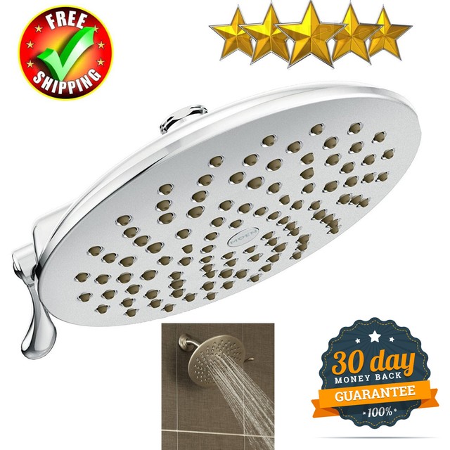 moen 8 inch rain shower head