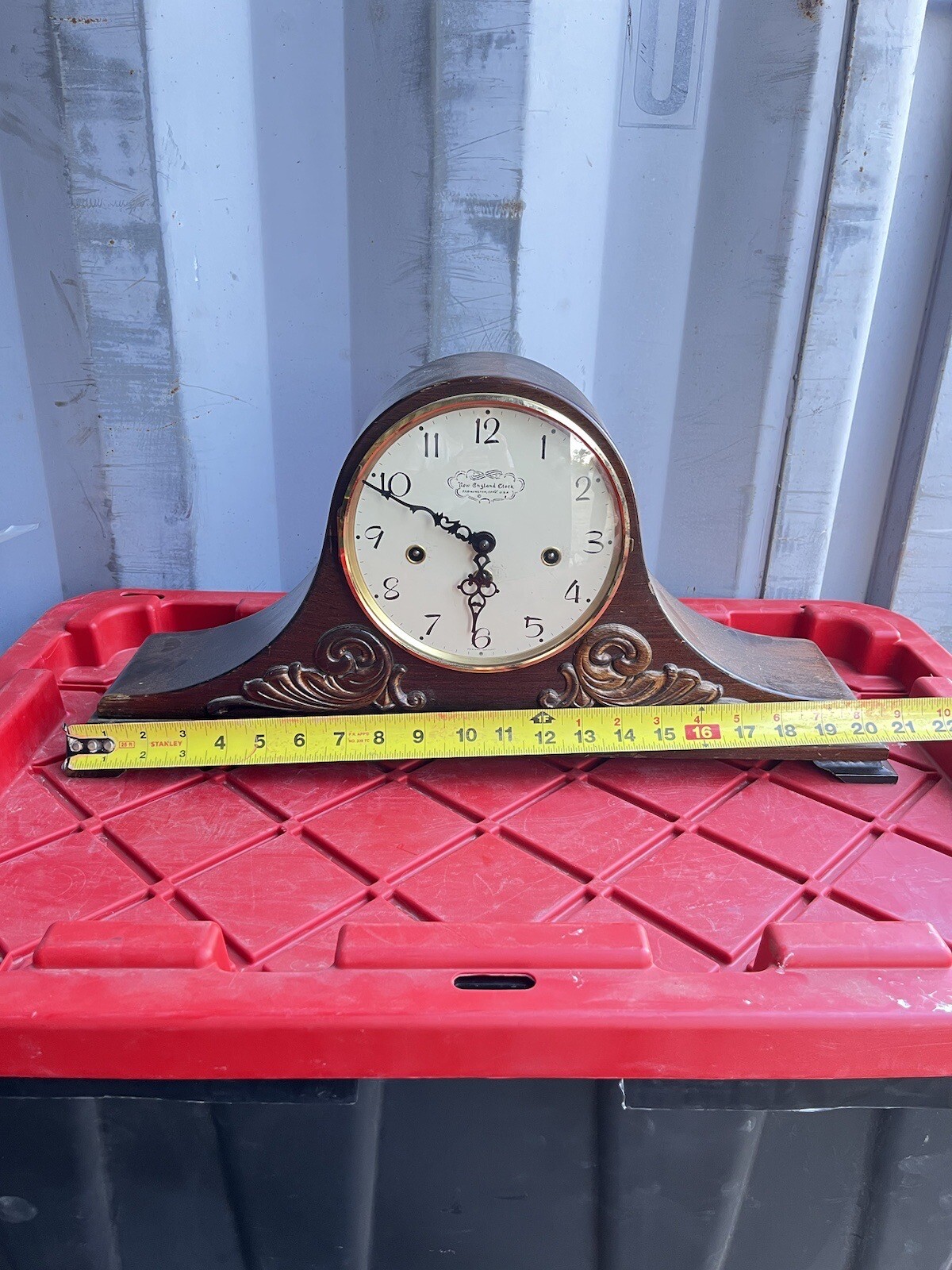New England Clock Company Westminster Mantle Clock eBay
