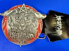 Lamb of God Symbol Logo Job for Cowboy American Heavy Metal Band Belt Buckle