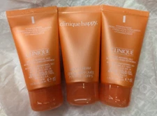 Lot of 3 Clinique Happy Body Cream 1oz/30ml Travel Size - TOTAL 3Oz NEW
