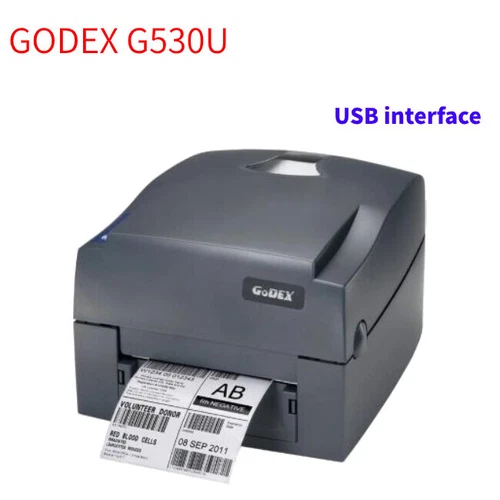 Godex G530U 2D/1D USB Direct Thermal Barcode Printer 300 dpi& 4ips Label Printer