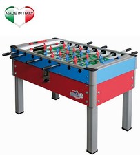 CALCIOBALILLA CALCETTO ROBERTO SPORT NEW CAMP SUPER A TELESCOPICHE ROSSO-AZZURRO