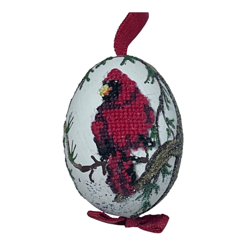 Adornos de decoración de huevos de gallina de Navidad pintados a mano austriacos 10 huevos de Navidad - Imagen 23 de 42