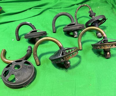 6 Antique Gas Wall Light Sconce Fixtures For Parts Or Repair 3 1/4 fitter