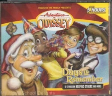 New DAYS TO REMEMBER Adventures in Odyssey #31 4 CD Audio Set Christian Kids