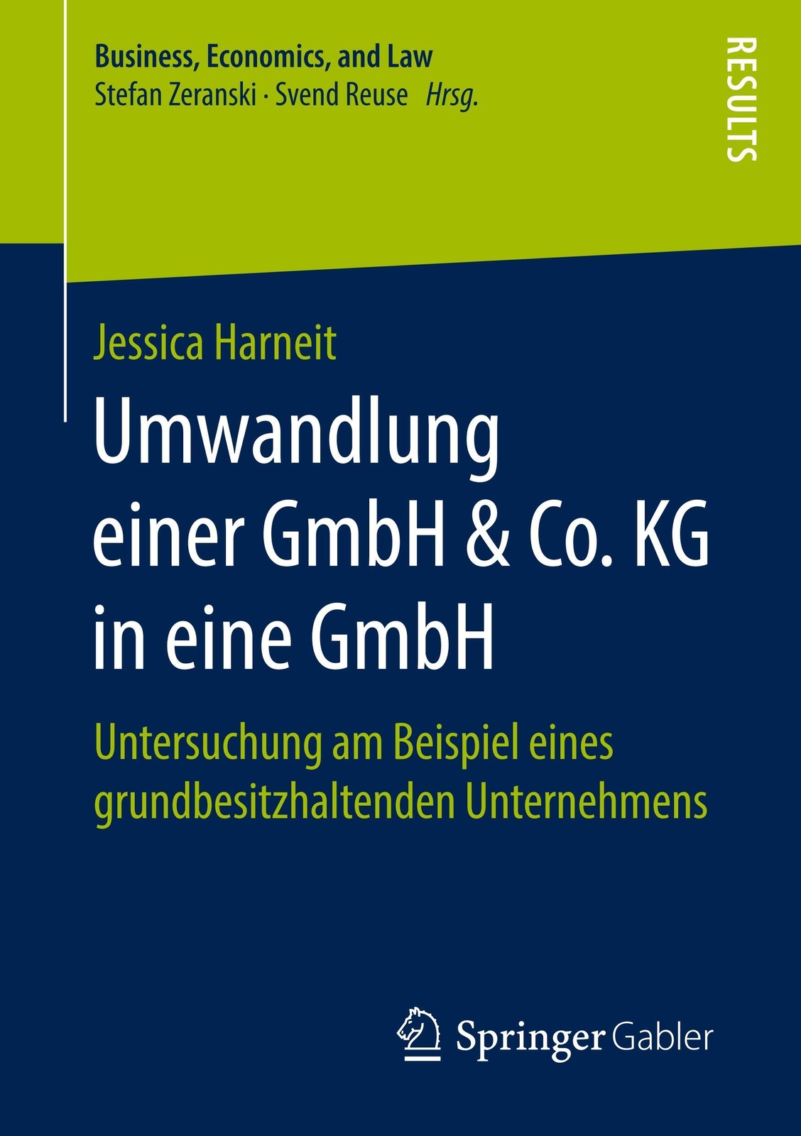 Thumbnail - Umwandlung Einer Gmbh & Co. Kg In Eine Gmbh Jessica Harneit