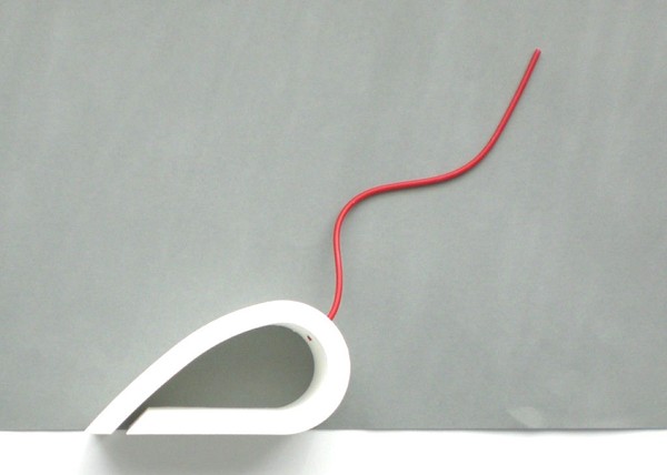 TüRstopper Fensterstopper TüRkeil Windowstop House Mouse Weiß-Rot Artikel-Design-image