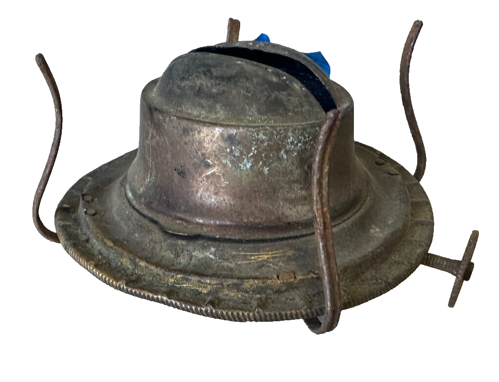 Vintage Lamp Part Brass Kerosene Gas Oil Burner Eagle P&A 3 x 1 3/4