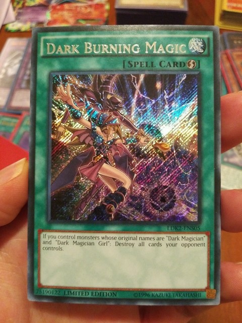 Collectible Card Games Yu Gi Oh Trading Card Game Yugioh Dark Burning Magic Ldk2 Ens05 Secret Rare Limited Edition Mint
