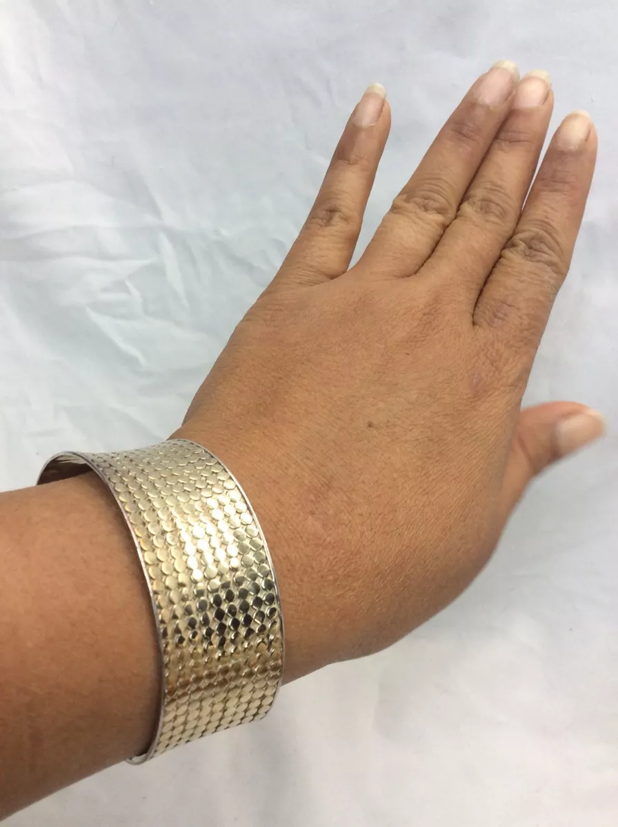 Beautiful Anna Beck Modernist Sterling Silver 925 Dots 2 Tones