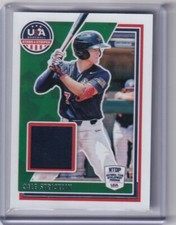Cale Stricklin 2022 Panini USA Stars and Stripes #USAM-CA Jersey Patch NTOP