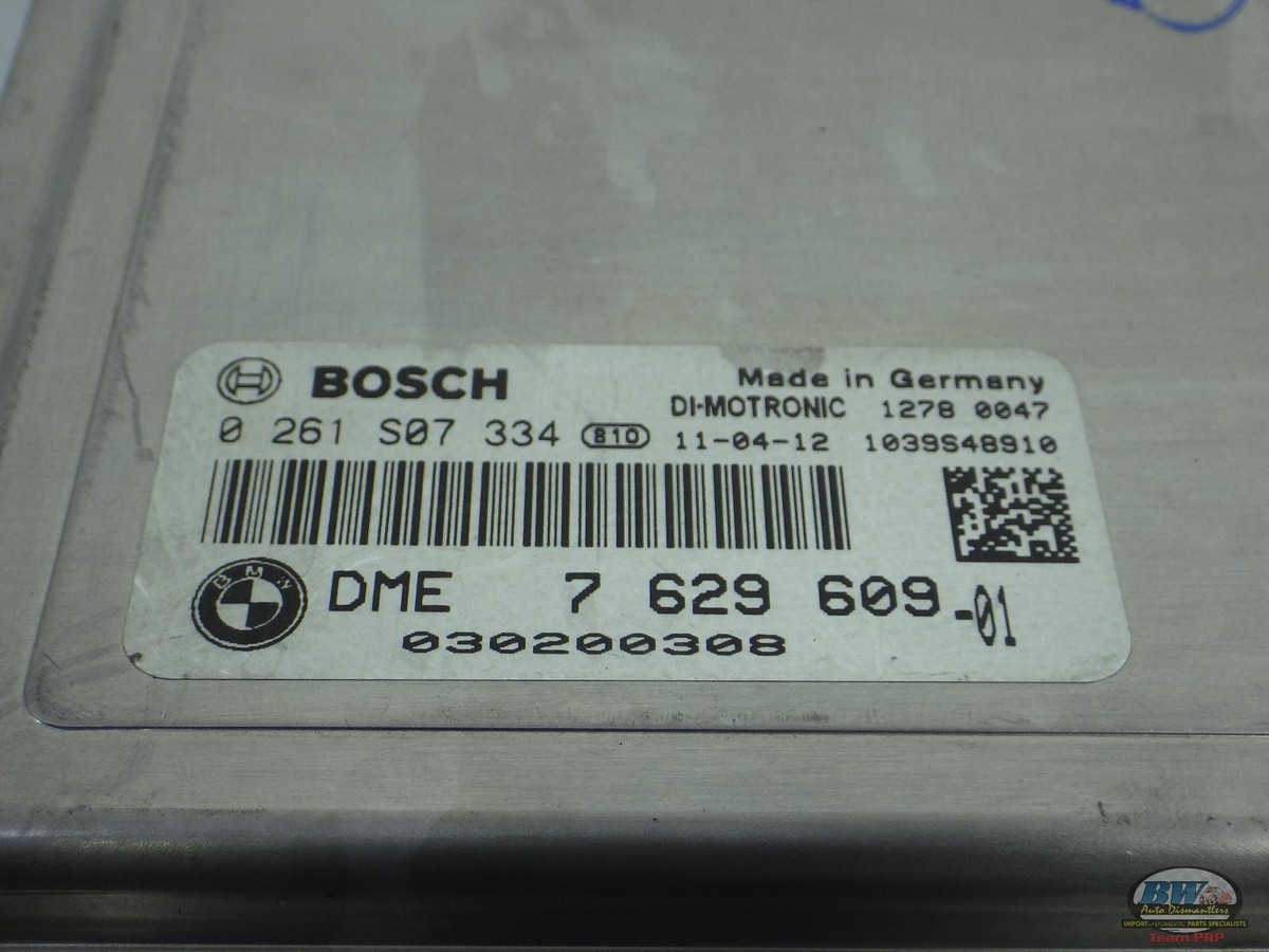12147629609; BMW X5 E70 OEM DME Engine Control Module; 3.0L(Turbo 